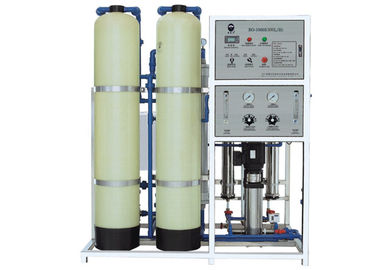 Depuratore di acqua del RO di 2 fasi con il carro armato pre- del filtrante di FRP, attrezzatura di trattamento delle acque del RO 300LPH
